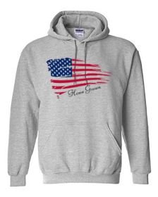 Home Grown American Flag Youth Hoodie