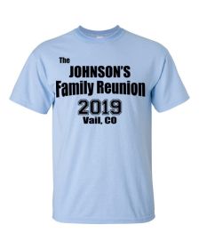 Family Reunion Custom Kids Shirt