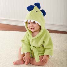 Splash-a-saurus Dinosaur Hooded Spa Robe (Personalization Available)