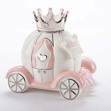 Little Princess Carriage Porcelain Bank