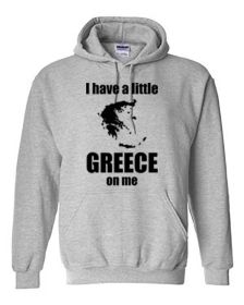 I have a little Greece on me hoodie, Greek Hoodie, Hoodie for Greeks