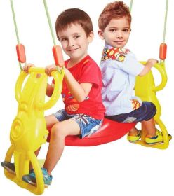 Multi-Child Swing Set Back to Back Rider Glider