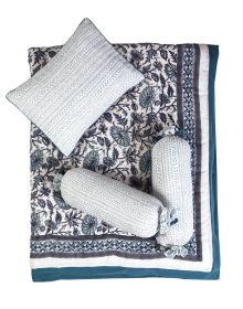 PROVENCE BLUE CRIB BEDDING SET (4-Piece)