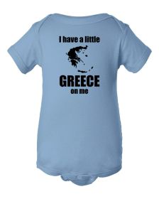 I have a little Greece on me baby bodysuit