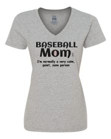 Baseball Mom Ladies T-Shirt