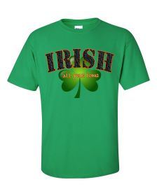 Irish All Year Long shamrock shirt