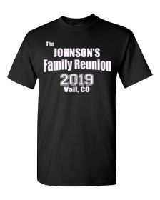 Family Reunion Custom Shirts