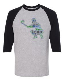 Baseball Catcher Raglan Shirt