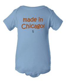 Made in "YOUR TOWN," Customized Baby Bodysuit