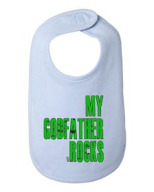 My Godfather Rocks Cute Baby and Toddler Bib