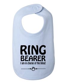 Ring Bearer I am in Charge of the Bling Kid's Bib