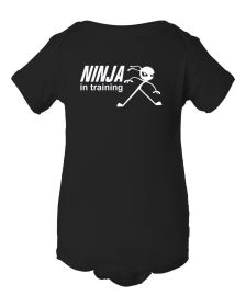 Ninja in Training Bodysuit, Funny Baby Bodysuit, Funny Baby Clothes, Cute Baby Bodysuit, Cute Ninja Bodysuit