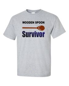 Wooden Spoon Survivor Shirt, Funny TShirt, Graphic T-Shirt Gift, Fun Shirt for Adults, Kids of the 70's or 80's Shirt, Funny Gift