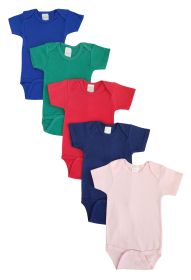 Baby Girl 5 Pc Onezies (Color: Blue/Green/Red/Navy/Pink, size: large)