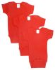 Red Bodysuit Onezies (Pack of 3)