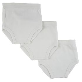 Training Pants - 3 Pack (Color: White, size: large)