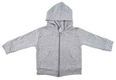 Heather Grey Hoodie (Color: Heather Grey, size: Newborn)