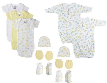 Unisex Newborn Baby 11 Pc Layette Sets (Color: White, size: Newborn)