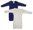 Unisex Newborn Baby 2 Piece Gown Set