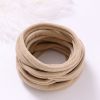 10 PCS Baby Nylon Headbands Hairbands Hair Bow Elastics For Baby Girls Newborn Infant Toddlers Kids Nude