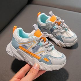 2022 Autumn New Tennis Girl Sneakers Children Boy Baby Mesh Breathable Kids Shoes Toddler Flats Outdoor Casual Running Training (Color: BS07169353-2, size: 33)