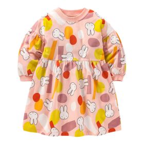 Baby Girl Bunny & Camouflage Long Sleeve Dress (Size/Age: 100 (2-3Y))