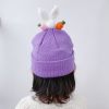 1-6Y Girls Boys Cute Rabbit Knitteed Hat