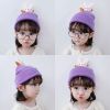 1-6Y Girls Boys Cute Rabbit Knitteed Hat