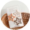 3pcs Frosted Milk Tea Color Gentle Dripping Oil Five-Pointed Star BB Clip Everything Girls Heart Base Style Hair Clip