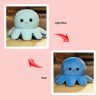 1piece Cute Flip Octopus Doll Double Face Flip Octopus Plush Toy Doll 7.48*3.93in